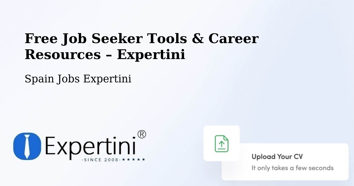 Free Job Seeker Tools & Career Resources – Soba - Soba, Spain Jobs Expertini